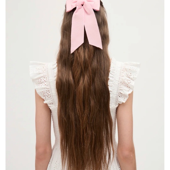 Hill House Blush Pink Hair Ribbon - Picture 4 of 4